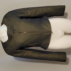 EUC Yigal Azrouel fitted denim blazer